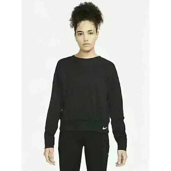 NEW! Nike Women's Plus 2X Therma-FIT Reversible Sweatshirt In Black NWT $90 - Picture 1 of 4